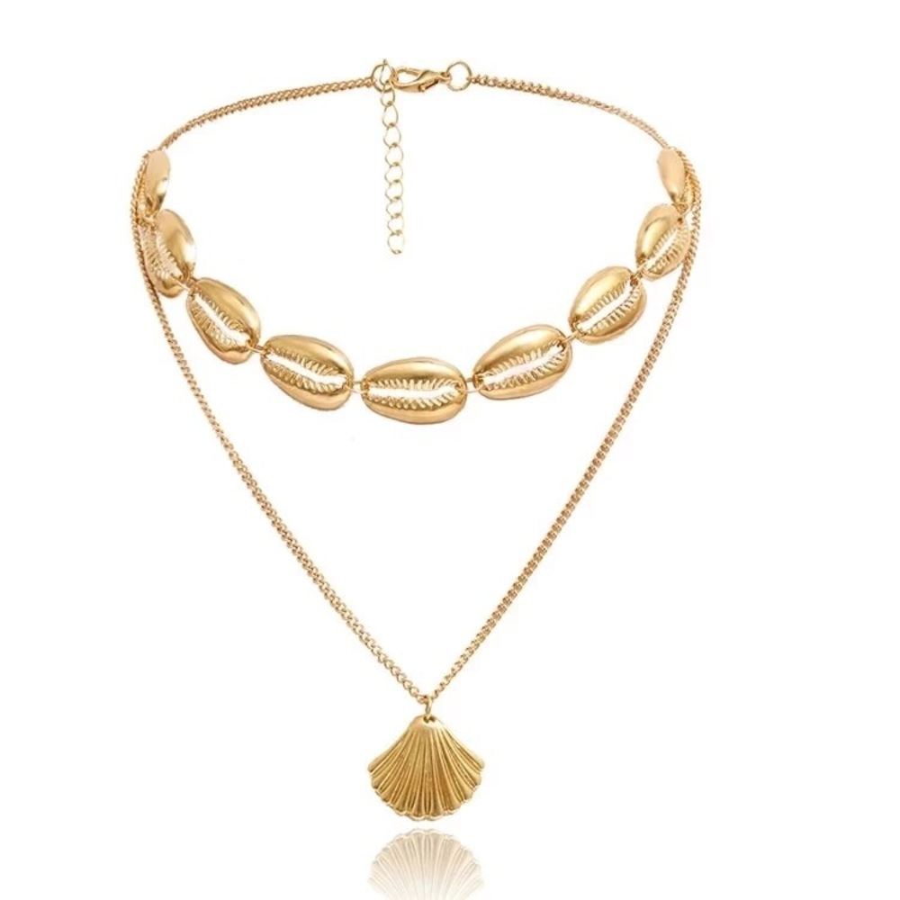 Bohemian Puka Shell Choker Necklace🌸 - Picture 5 of 7